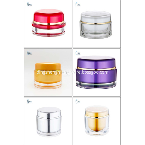 Skincare Packaging Cream Acrylic Cosmetic Jar